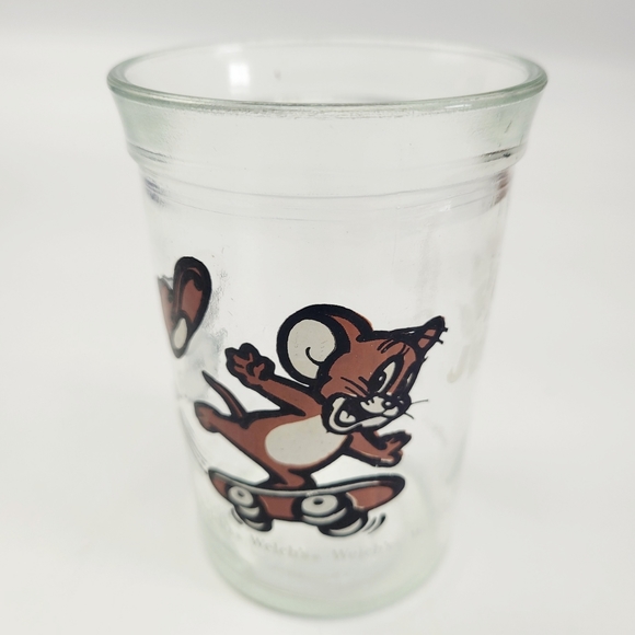 Vintage 1990 Tom & Jerry Welch's Glass Jar - Picture 1 of 8
